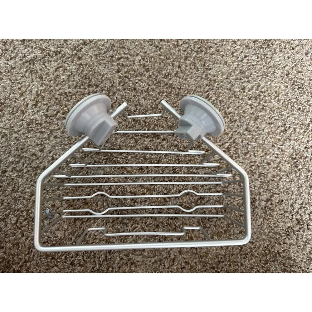 $5 WHEN BUNDLED Made By Design Rust Resistant Corner Suction Shower Basket